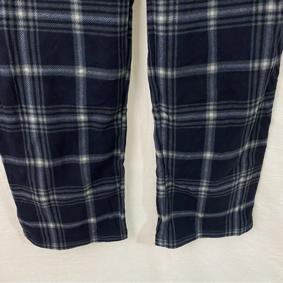 Goodfellow & Co Men's Plaid Microfleece Pajama Pants Medium Federal Blue NEW - Picture 3 of 11